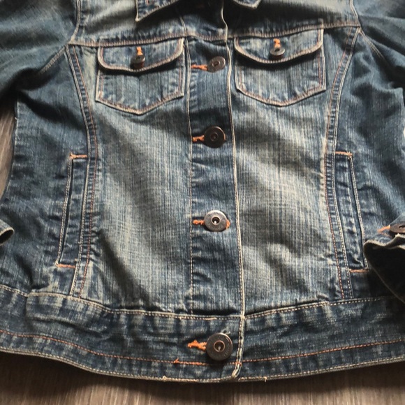 Women’s Jacob Connexion Jean Jacket Sz XS - Picture 3 of 4